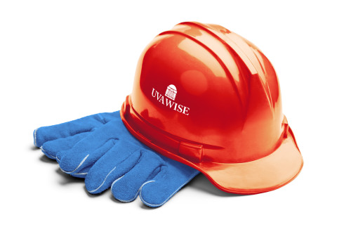 Hard hat with gloves