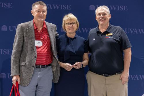 Dirk Davis, Chancellor Donna Henry, Chris Davis