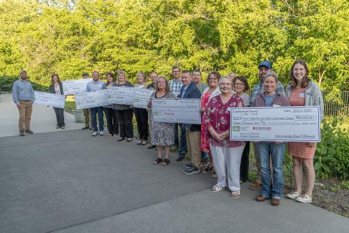 2025 awardees with checks