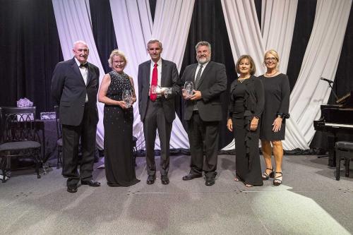 Lewey Lee, Chancellor Henry, members of The Bill Gatton Foundation, Rhonda Perkins, Valerie Lawson